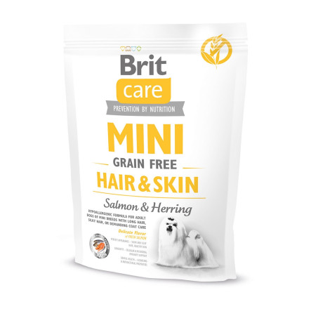 Brit Care Mini Grain Free Hair & Skin 400 г